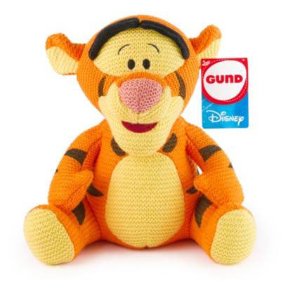 Spinmaster Disney GUND Knitted Tigger Soft Toy, Winnie the Pooh - 25.5cm