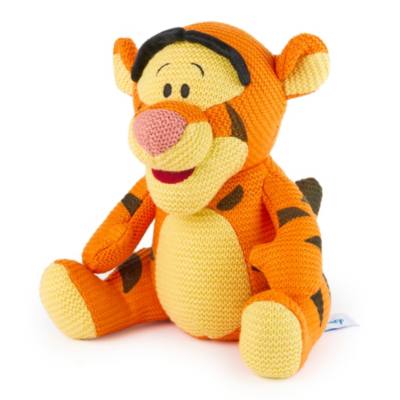 Spinmaster Disney GUND Knitted Tigger Soft Toy, Winnie the Pooh - 25.5cm