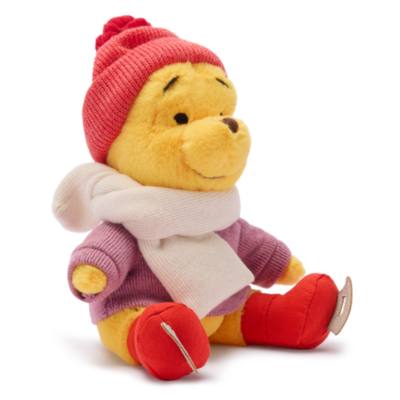 Mini peluche imbottito Winnie the Pooh pattinatore, 21 cm