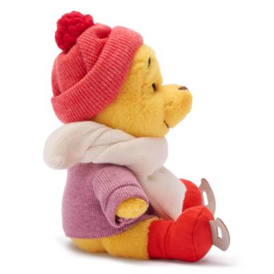 Winnie the Pooh Ice Skating Mini Bean Bag - 21cm