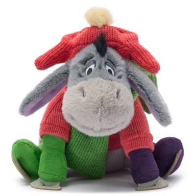 Eeyore Ice Skating Mini Bean Bag, Winnie the Pooh - 21cm