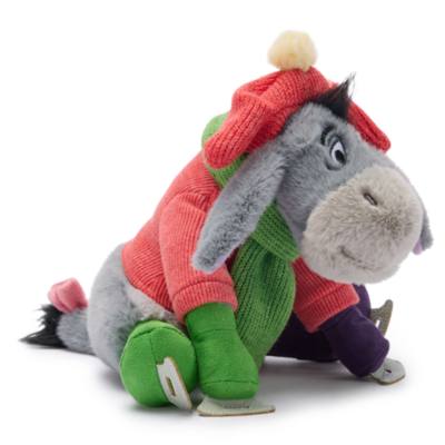 Eeyore Ice Skating Mini Bean Bag, Winnie the Pooh - 21cm
