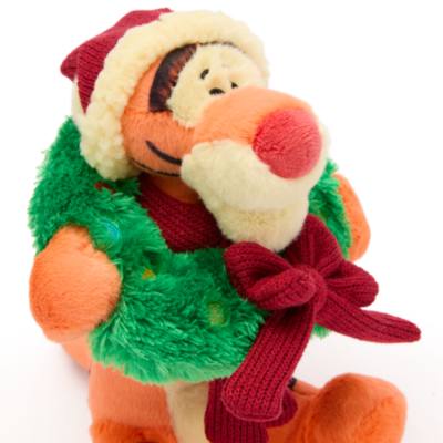 Tigger Festive Mini Bean Bag, Winnie the Pooh - 17cm