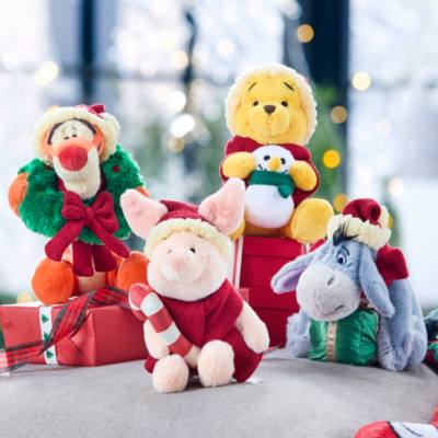 Tigger Festive Mini Bean Bag, Winnie the Pooh - 17cm