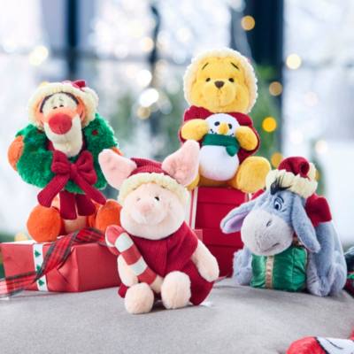 Piglet Festive Mini Bean Bag, Winnie the Pooh - 17cm
