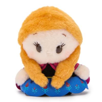 Mini peluche Anna Urupocha-Chan, Disney Store Japan, Frozen: Il Regno di Ghiaccio, 13 cm