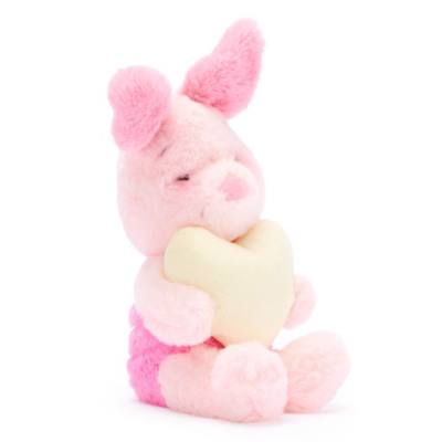 Disney Store Japan - Winnie Puuh - Ferkel mit Herz - Kleines Kuscheltier - 16 cm