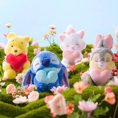 Disney Store Japan - Bambi - Klopfer mit Herz - Mittelgro&szlig;es Kuscheltier - 22 cm