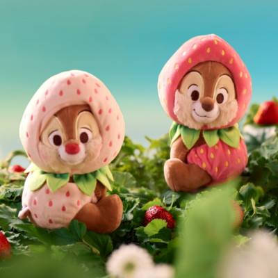 Disney Store Japan Dale Strawberry Small Soft Toy - 13cm