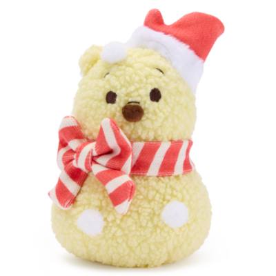 Peluche mediano mu&ntilde;eco nieve Winnie the Pooh, Disney Store Jap&oacute;n (27&nbsp;cm)