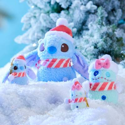Disney Store Japan Stitch Snowman Medium Soft Toy - 27cm