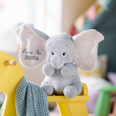 Dumbo 'Born in 2026' Baby Small Soft Toy - 26cm