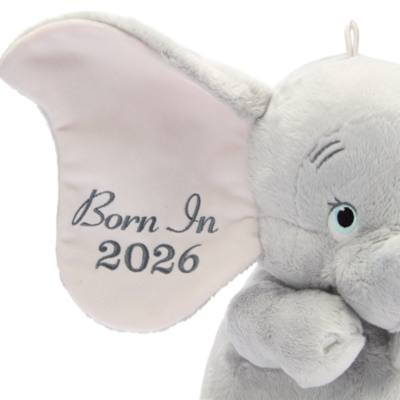 Dumbo 'Born in 2026' Baby Small Soft Toy - 26cm