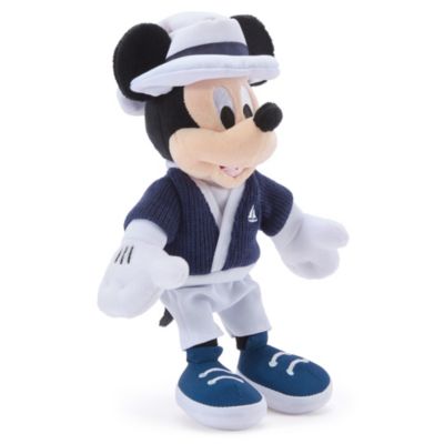 Micky Maus - Mini Bean Bag Kuscheltier im Marine-Look - 21 cm