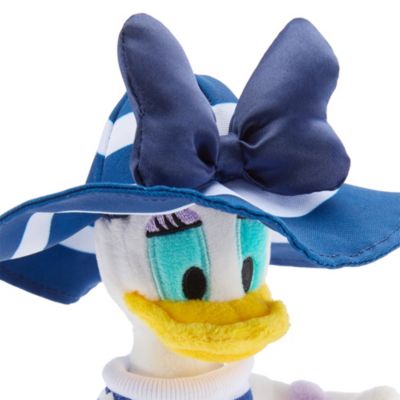 Daisy Duck - Mini Bean Bag Kuscheltier im Marine-Look - 25 cm