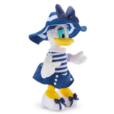 Daisy Duck - Mini Bean Bag Kuscheltier im Marine-Look - 25 cm