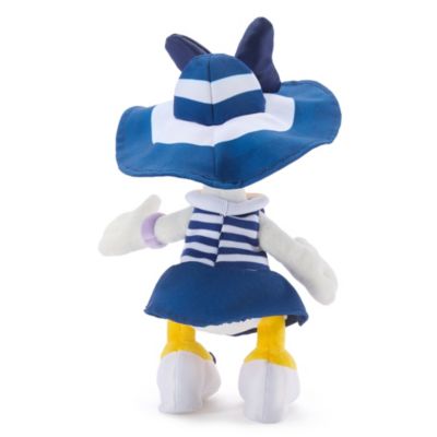 Daisy Duck - Mini Bean Bag Kuscheltier im Marine-Look - 25 cm