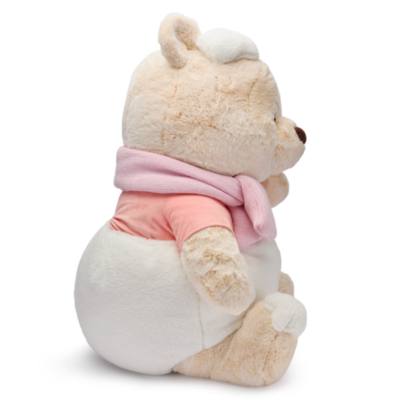Peluche grande Winnie the Pooh innevato Disney Store Japan, 80 cm
