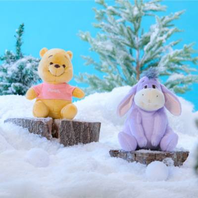 Disney Store Japan Eeyore Snowy Medium Soft Toy, Winnie the Pooh - 28cm