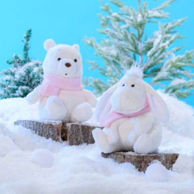 Disney Store Japan Eeyore Snowy Medium Soft Toy, Winnie the Pooh - 28cm