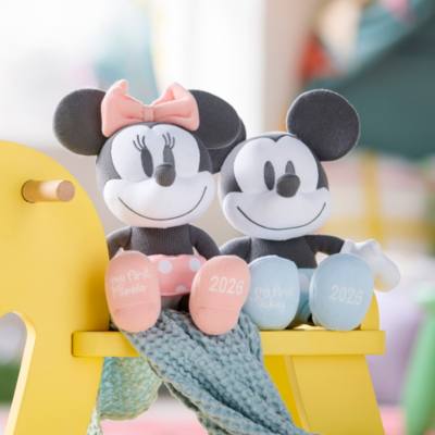 Mickey Mouse 'Born in 2026' Baby Small Soft Toy - 30cm