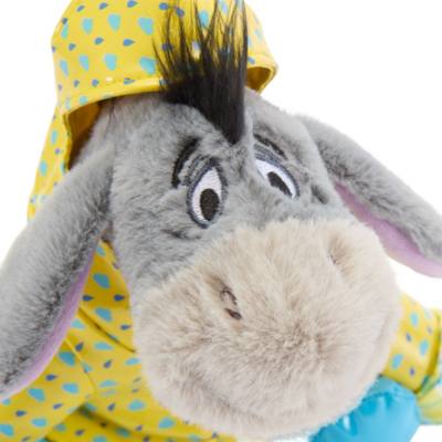 Winnie Puuh - I-Aah in Regenkleidung - Mini Bean Bag Kuscheltier - 19 cm