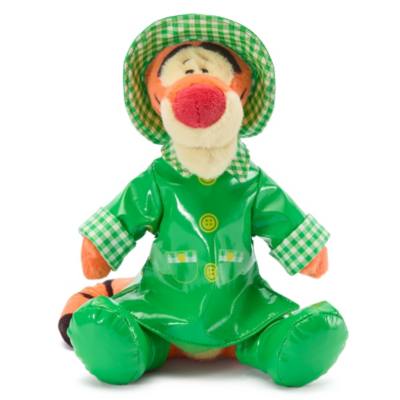 Winnie Puuh - Tigger in Regenkleidung - Mini Bean Bag Kuscheltier - 21 cm