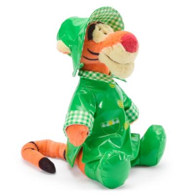 Winnie Puuh - Tigger in Regenkleidung - Mini Bean Bag Kuscheltier - 21 cm