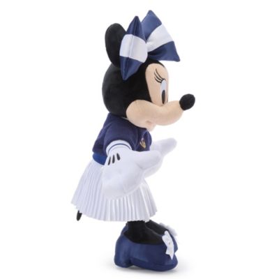 Minnie Maus - Mini Bean Bag Kuscheltier im Marine-Look - 24 cm