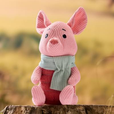 Piglet Knit Limited Edition Soft Toy, Winnie the Pooh &ndash; 21cm