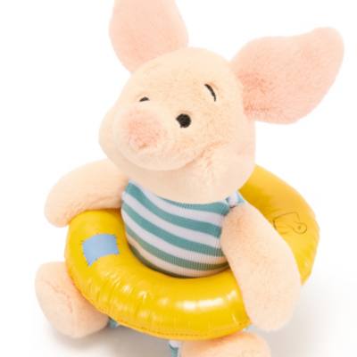 Piglet in Bathing Suit Small Soft Toy - 17cm