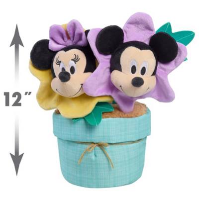 Just Play Blooming Buddies Minnie Mouse and Mickey Mouse Soft Toy - 30cm