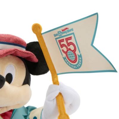 Peluche Mickey 55e&nbsp;anniversaire de Walt Disney World de taille moyenne, 38&nbsp;cm