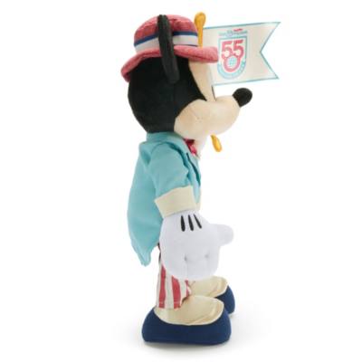 Peluche Mickey 55e&nbsp;anniversaire de Walt Disney World de taille moyenne, 38&nbsp;cm