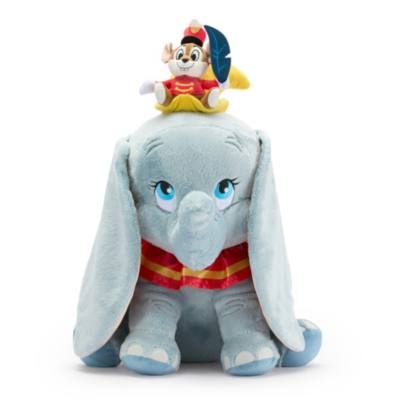 Peluche grande Dumbo e Timoteo per l'85&ordm; anniversario, Disney Vault, D23: The Ultimate Disney Fan Event, 50 cm