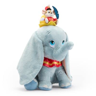 Peluche grande Dumbo e Timoteo per l'85&ordm; anniversario, Disney Vault, D23: The Ultimate Disney Fan Event, 50 cm