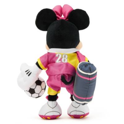 Mini peluche imbottito Minni calcio, 23 cm