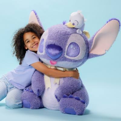 Peluche gigante Stitch con stella marina Disney Store Japan, Lilo e Stitch, 81 cm