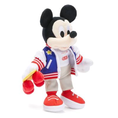 Collegiate Mickey Mouse Mini Bean Bag Soft Toy - 21cm