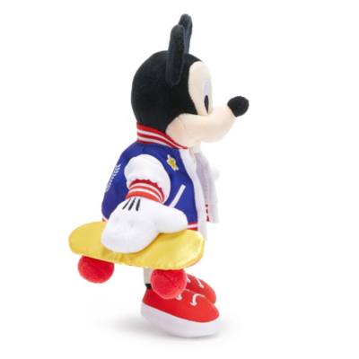 Collegiate Mickey Mouse Mini Bean Bag Soft Toy - 21cm