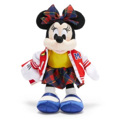 Collegiate Minnie Mouse Mini Bean Bag Soft Toy - 24cm