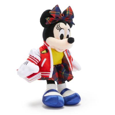 Collegiate Minnie Mouse Mini Bean Bag Soft Toy - 24cm