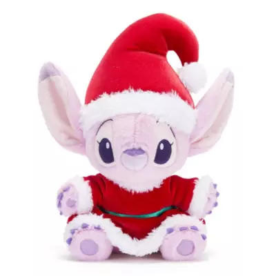 Mini peluche imbottito Angel Collezione Natale, Lilo & Stitch, 20 cm