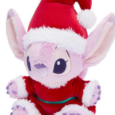 Mini peluche imbottito Angel Collezione Natale, Lilo & Stitch, 20 cm