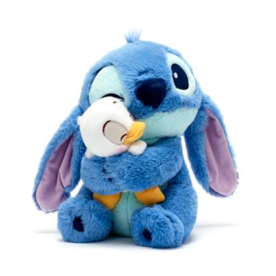 Peluche mediano Stitch y patito durmiendo, Lilo y Stitch, Disney Store Jap&oacute;n