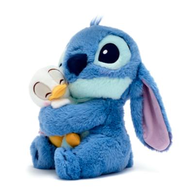 Peluche mediano Stitch y patito durmiendo, Lilo y Stitch, Disney Store Jap&oacute;n