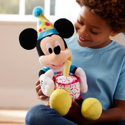 Mickey Mouse Birthday Medium Soft Toy - 34cm