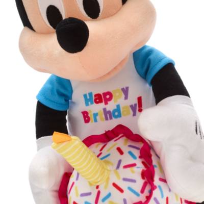 Mickey Mouse Birthday Medium Soft Toy - 34cm