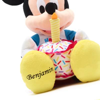 Mickey Mouse Birthday Medium Soft Toy - 34cm