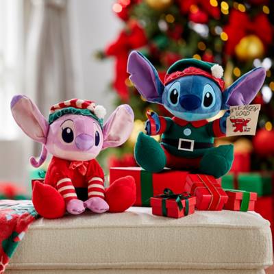 Stitch Festive Medium Soft Toy, Lilo & Stitch - 35cm